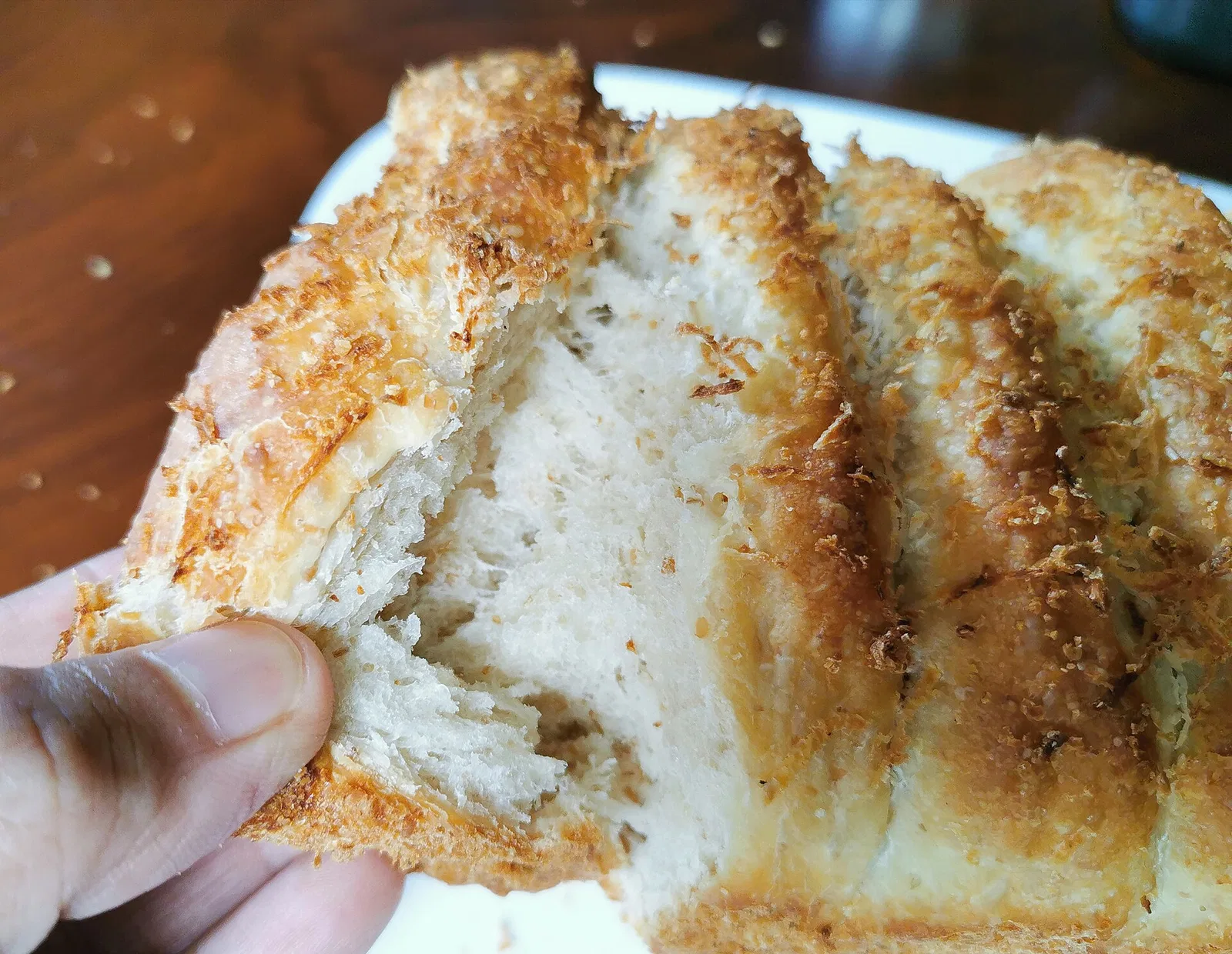 Coconut bread — Norfolk Island