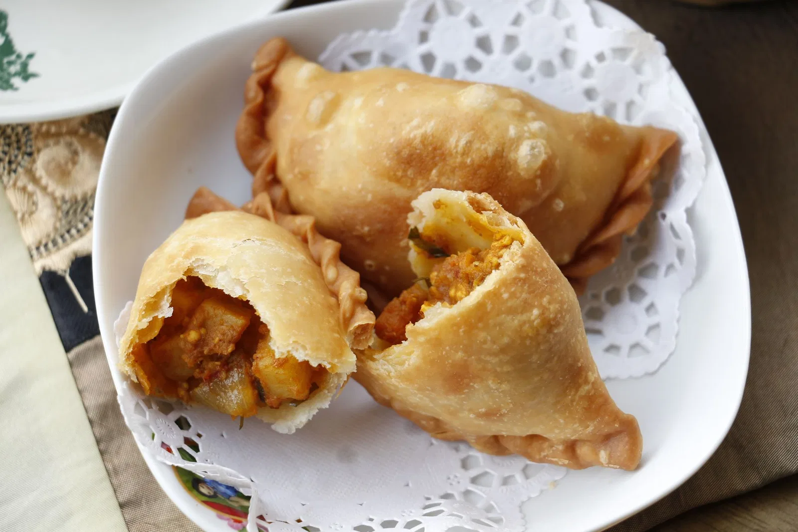 Curry puff — St. Helena